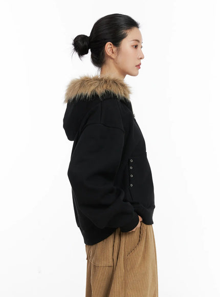 trimmed-zip-up-hoodie-cd505