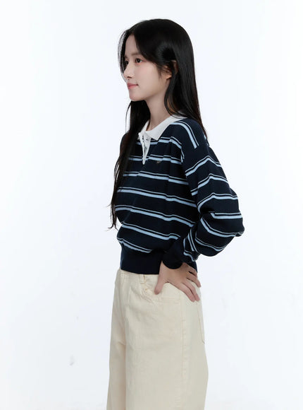 striped-collared-long-sleeve-top-cg513