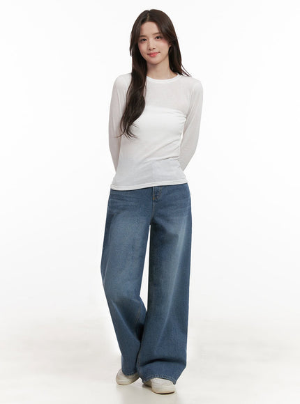 Destiny Wide-Leg Jeans IJ510