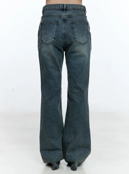 Juliet Washed Flare Denim Jeans CG513