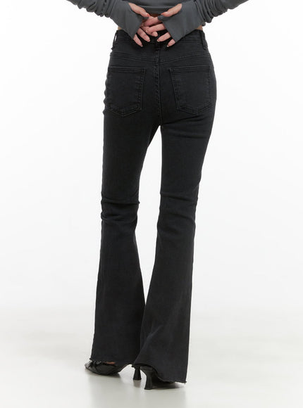 kiki-banded-waist-slim-bootcut-jeans-cg430