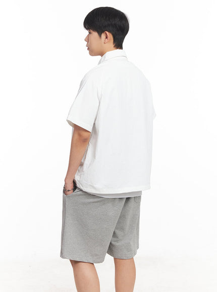 mens-windbreaker-half-zip-top-ia525