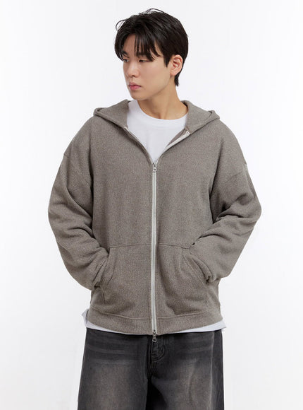 Men's Cozy Zip-Up Hooded Jacket IF528