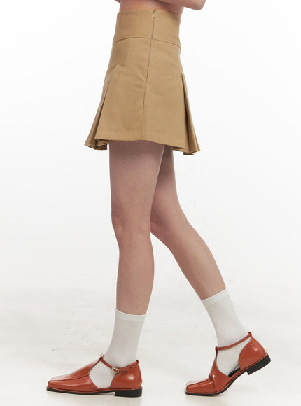 Classic Pleated Mini Skirt IF505