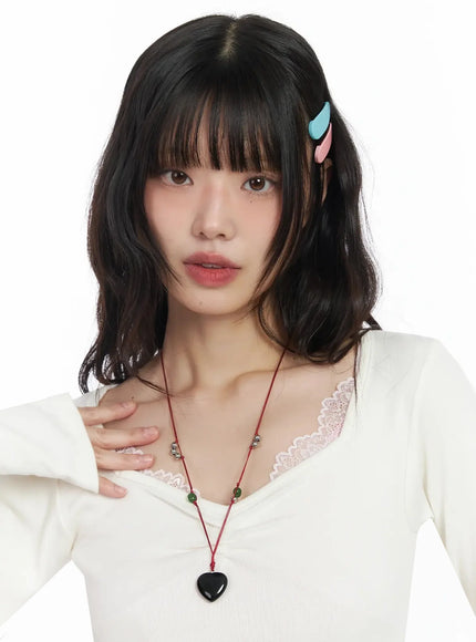 heart-gemstone-pendant-necklace-f516