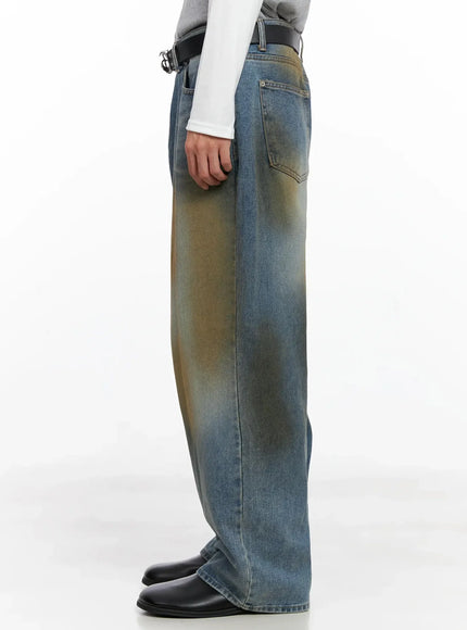 mens-vintage-washed-wide-leg-jeans-io516