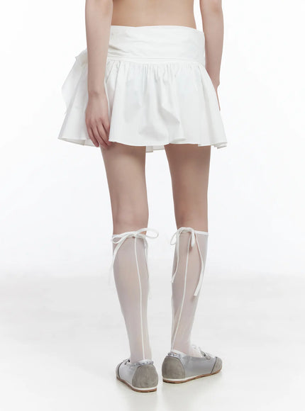 wrap-flare-mini-skirt-cm524