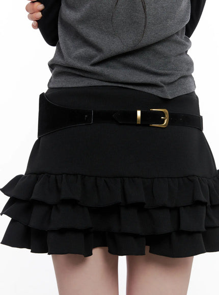 John Suede Pocketed Waist Belt CS529