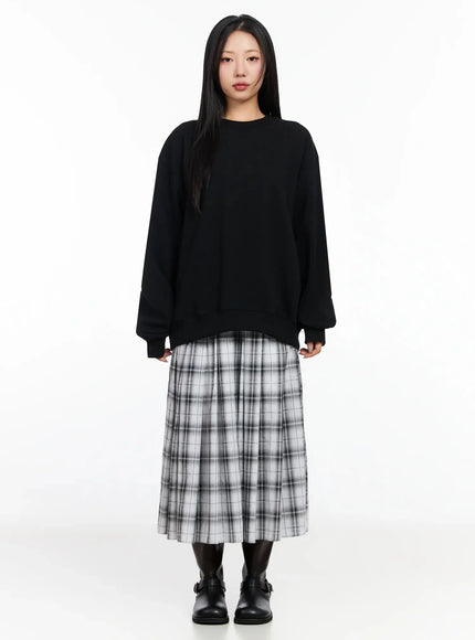 plaid-layered-maxi-skirt-ia507
