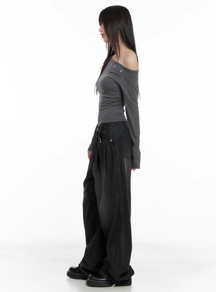 asymmetrical-eyelet-long-sleeve-top-cg519