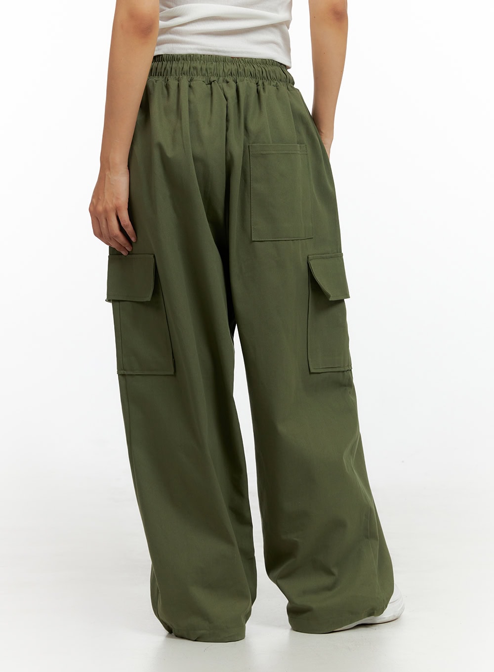 banded-string-baggy-cargo-pants-il419