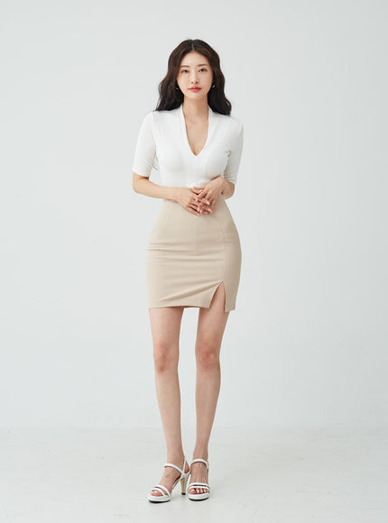 H-Line Side Slit Skirt IU26