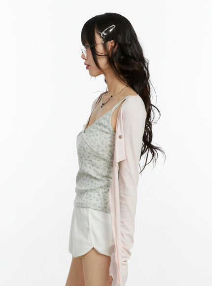 Eyelet Crop Bolero CF509