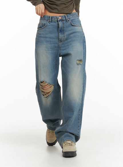 ripped-washed-wide-leg-jeans-cj426