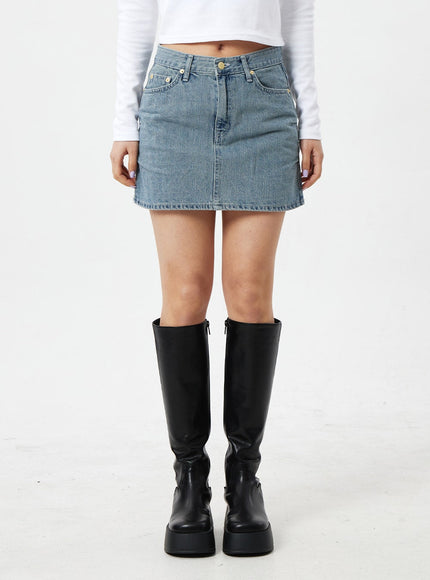 Denim Mini Skirt CM327