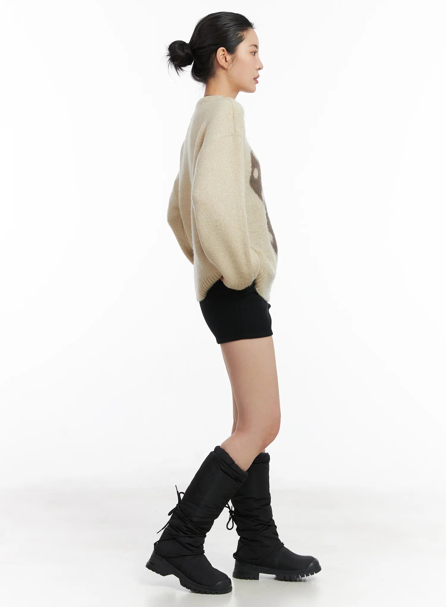 Wool Button Shorts CD509