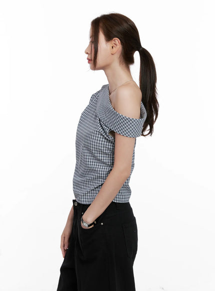 gingham-off-shoulder-crop-top-cl524