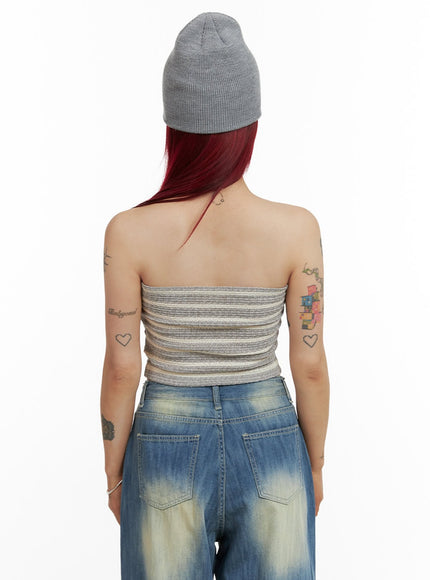 stripe-buttoned-tube-top-cy429