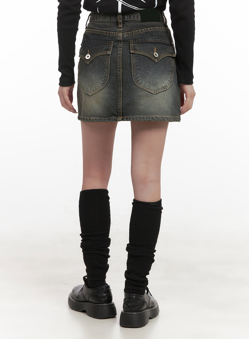 washed-denim-mini-skirt-cj517