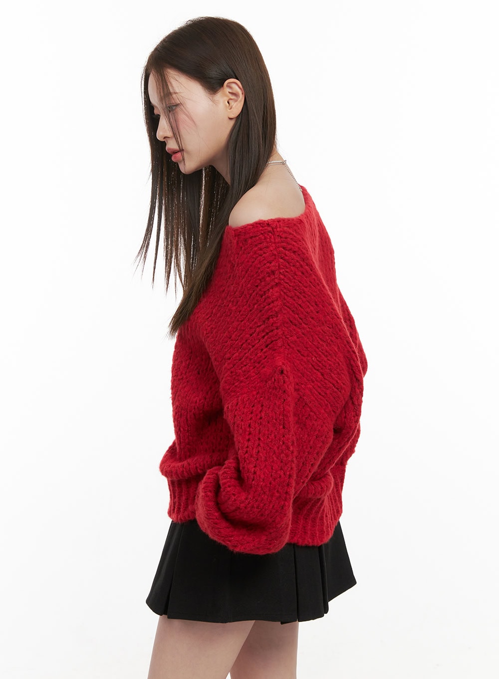 one-shoulder-solid-sweater-od412