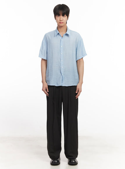 Men's Relaxed-Fit Collared Shirt IA510