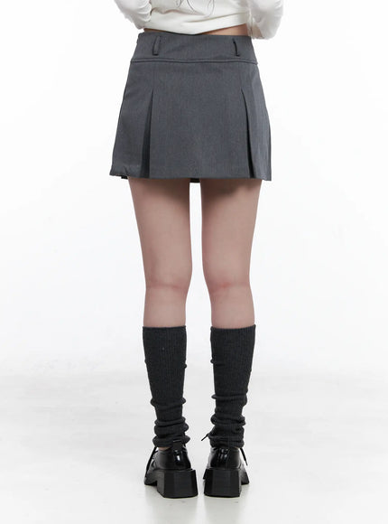 Casual Pleated Mini Skirt CS529