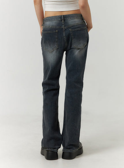 mid-waist-zipper-flared-jeans-cf406