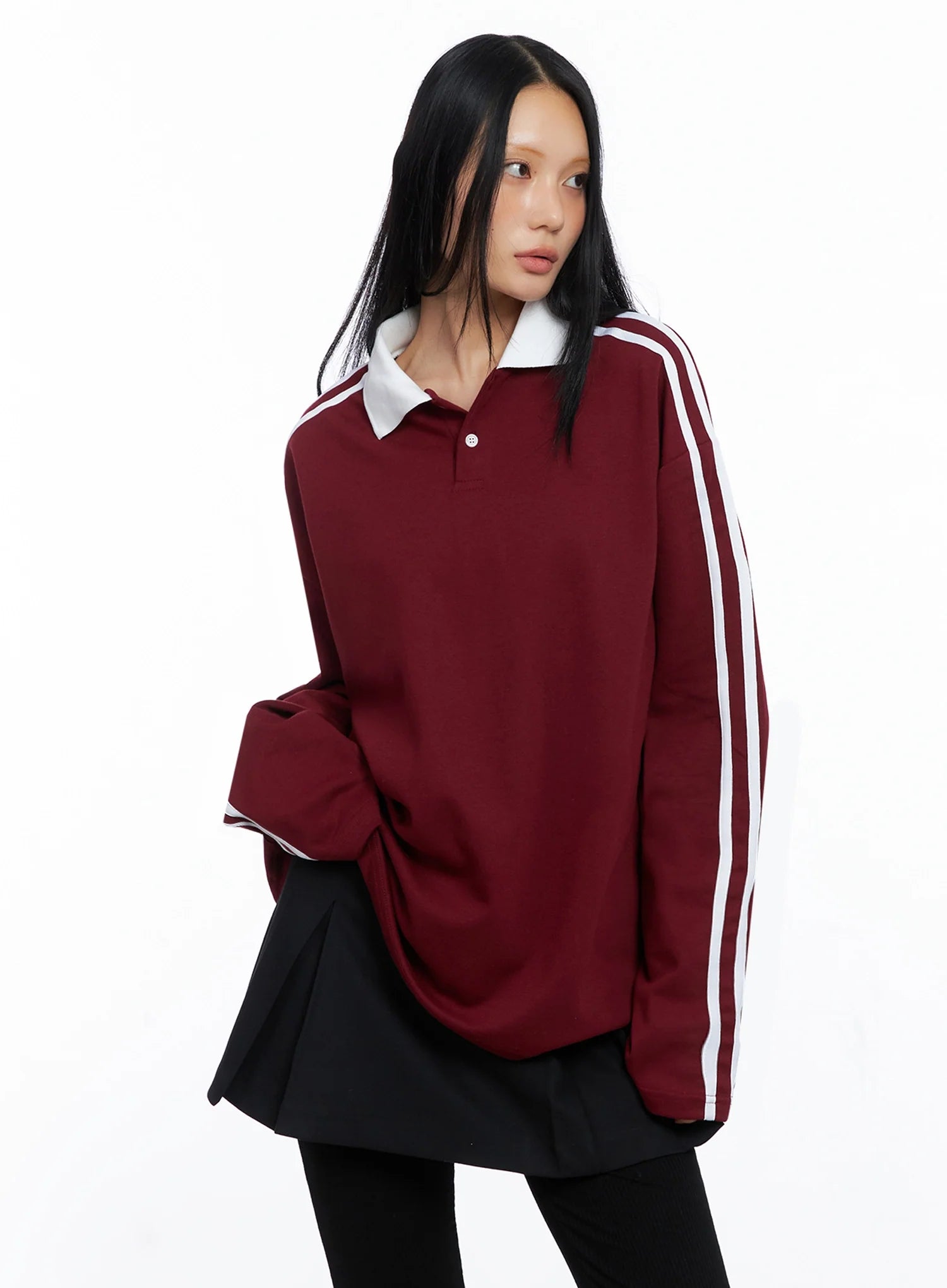 Collar Oversized Top IO516