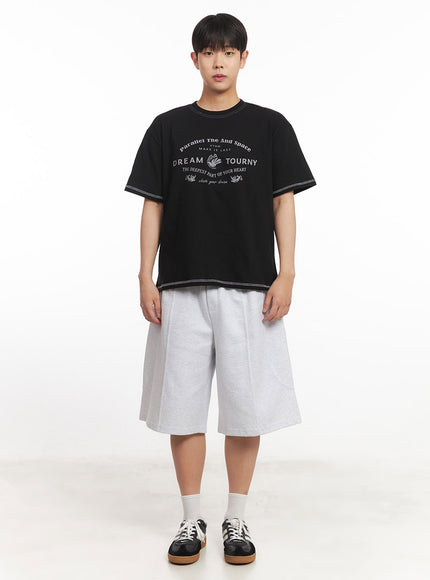 Men's Graphic Stitched T-Shirt IM528