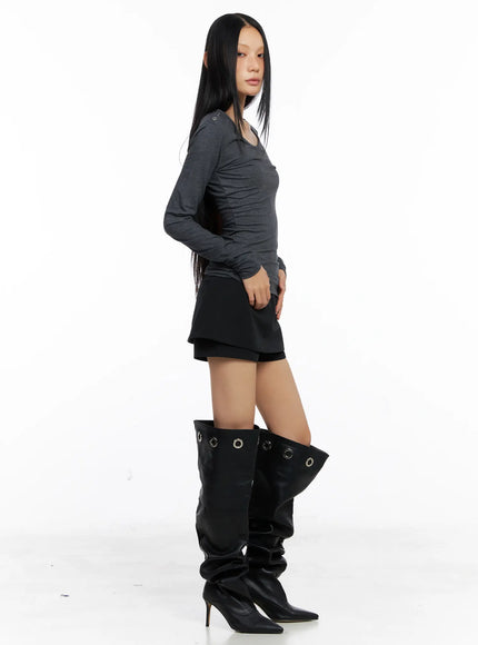 basic-loose-fit-mini-skorts-cs509