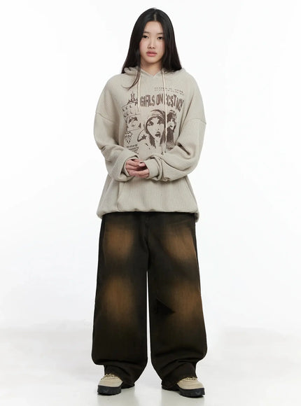 Alayna Vintage Wash Baggy Jeans IM502