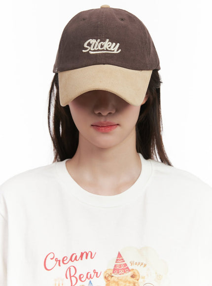 corduroy-embroidered-cap-ij510