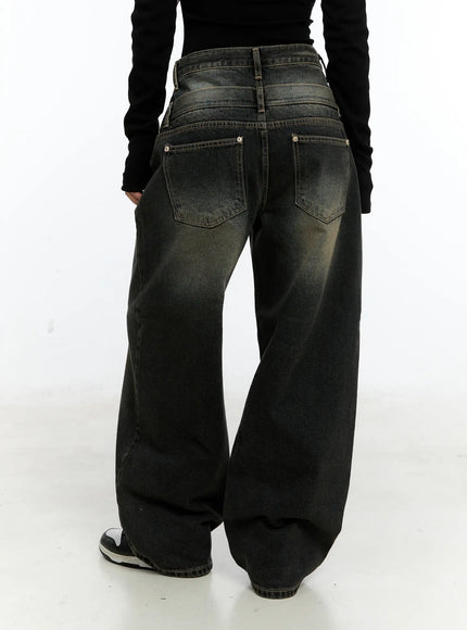 gustav-double-waist-washed-baggy-jeans-cs524