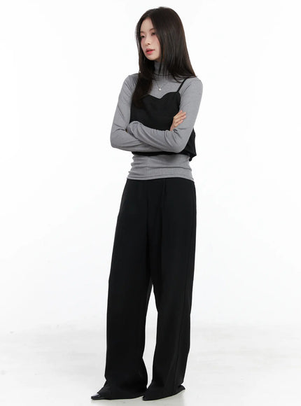 Classic Pleated Wide Trousers CN518