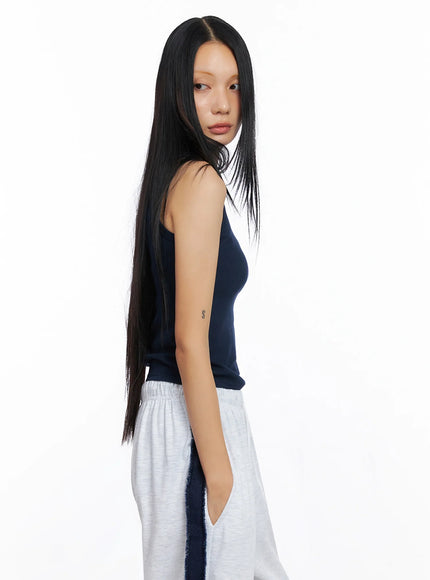 Ribbed Sleeveless Crop Top CO517