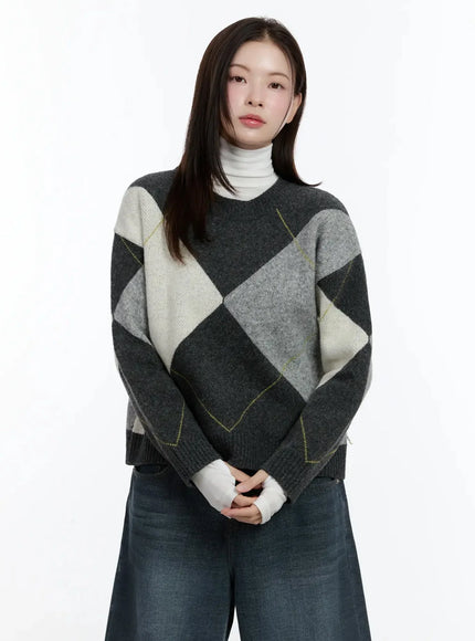 argyle-pattern-knit-sweater-id526