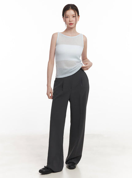 Sheer Knit Tank Top IY509