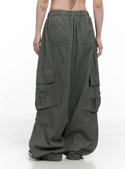 banded-wide-leg-cargo-pants-co520