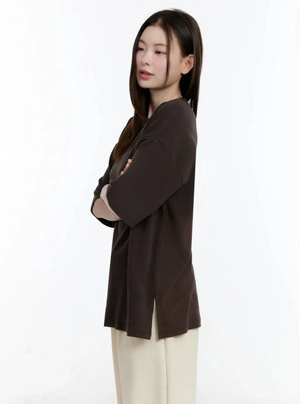 Cozy Fleece Cotton T-Shirt ID526
