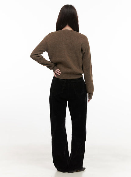 Soft Touch Fleece-Lined Wide-Leg Pants CJ515