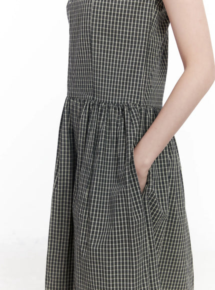 Shirred Flare Midi Dress CA509