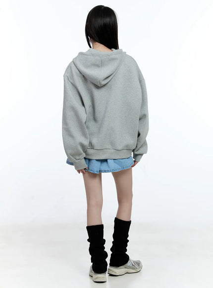 Oversized Buttoned Hoodie CG511