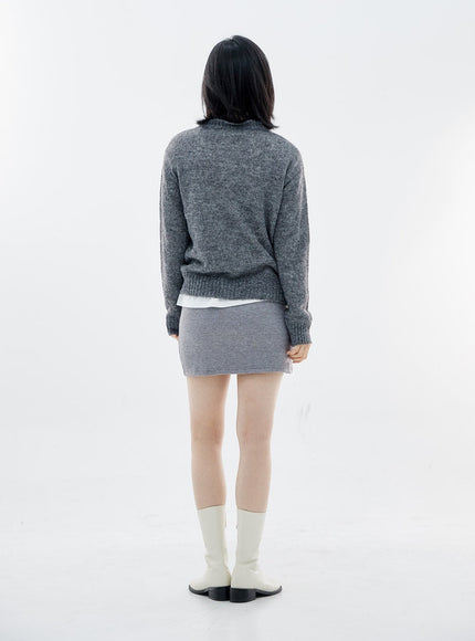 Soft V-Neck Knit OO07