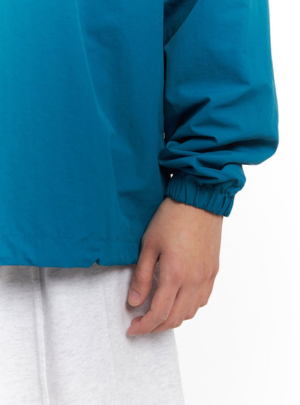 Men's Graphic V-Neck Windbreaker Sweatshirt  IM528