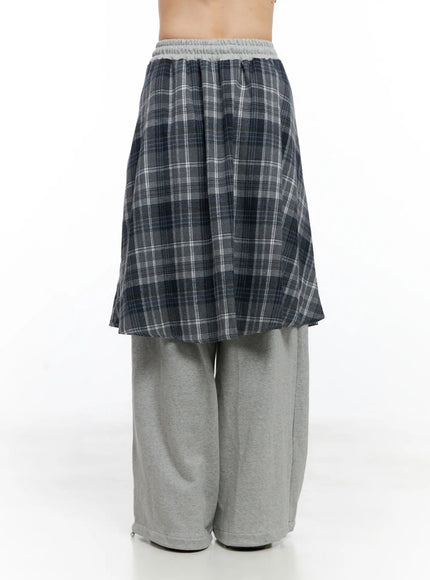 layered-plaid-sweatpants-cs524