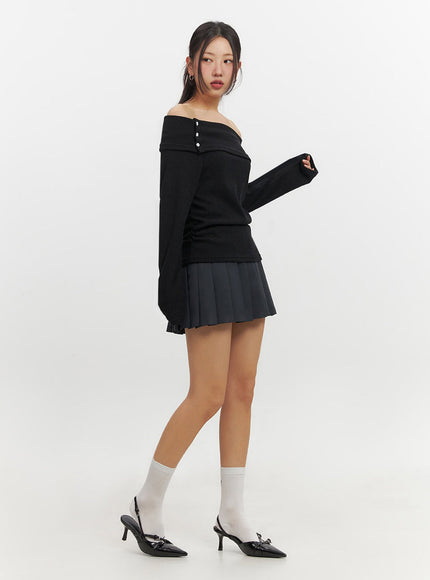 Classic Pleated Mini Skort IF510