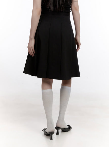 Classic Pleated Midi Skirt CF512