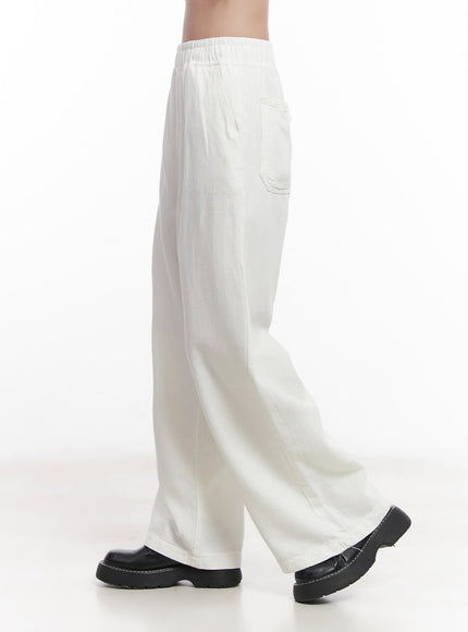 Essential Cotton Wide-Fit Pants CY523