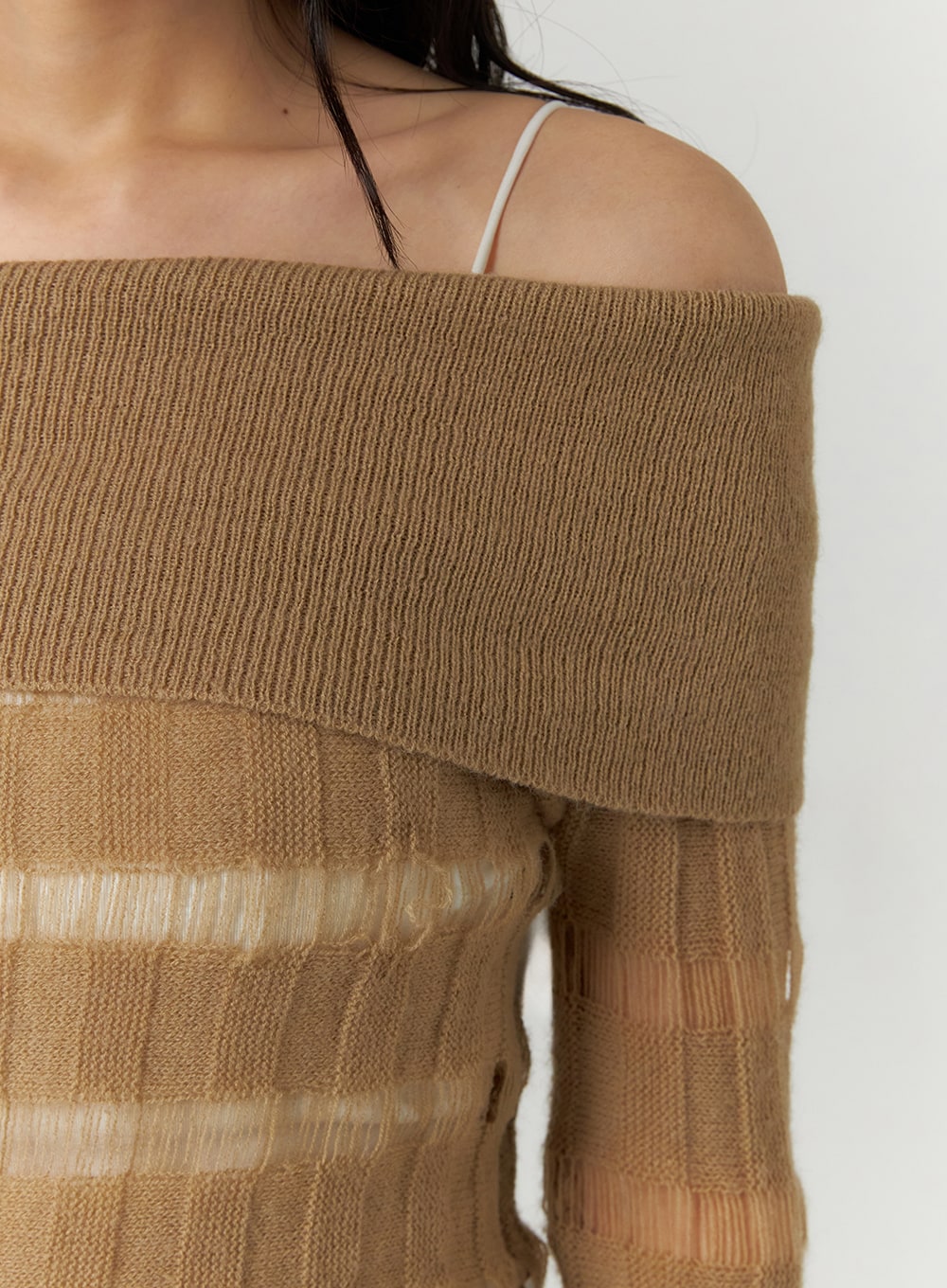 striped-ripped-knit-long-sleeve-top-cf406