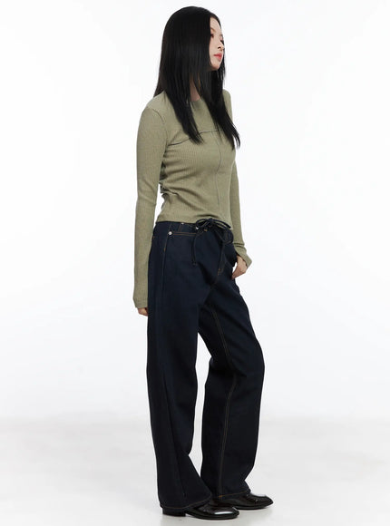 mingi-non-fade-semi-wide-belted-jeans-cj519